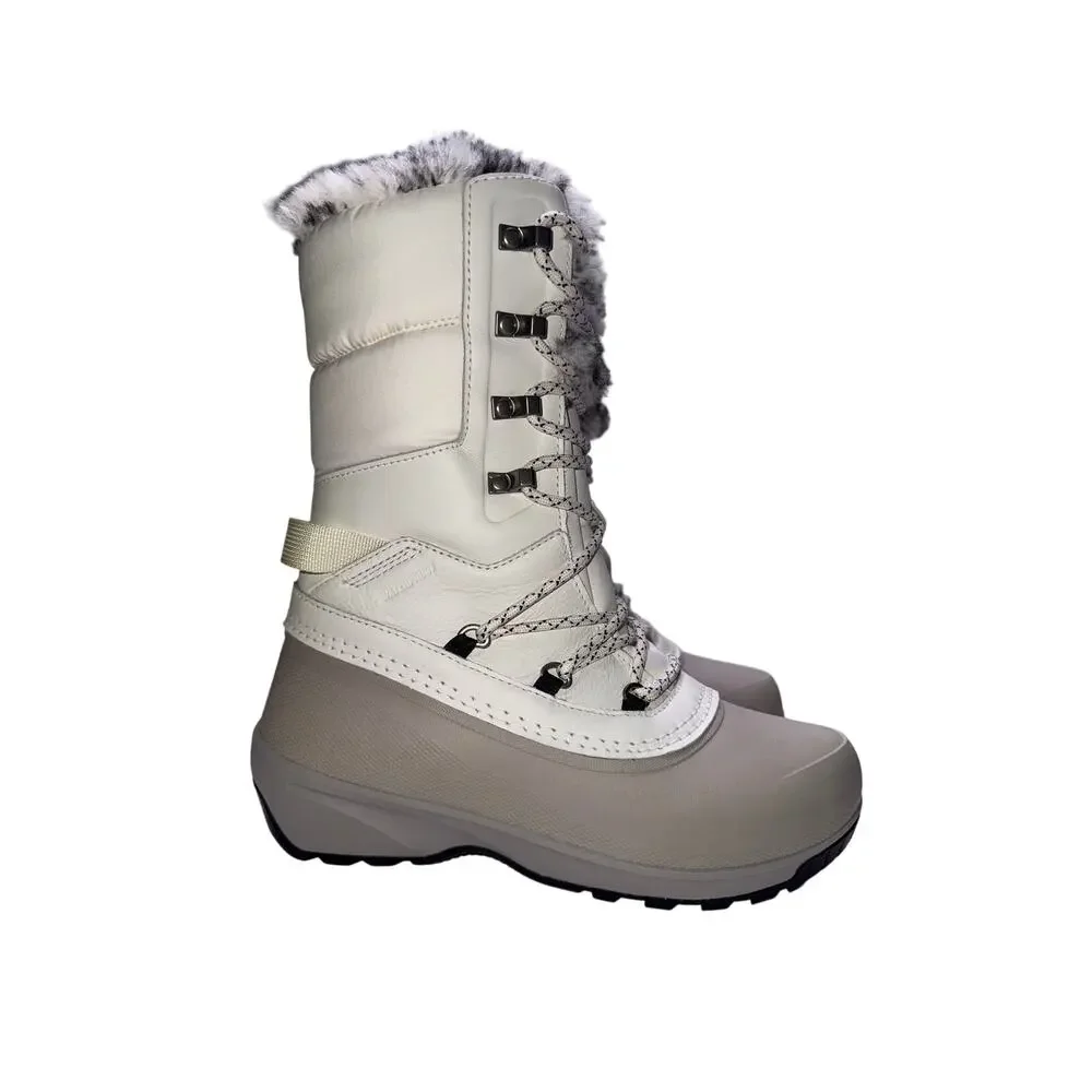 The North Face Shellista Winter Snow Boot Womens 7.5 Insulated WP Gardenia White
